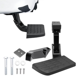 Escalón Lateral Retráctil de Acero para Plataforma de Camioneta, Pedal de Aluminio para Plataforma de Camioneta 4x4 F250 F350 F450 99-16 - Product Image 1