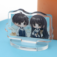Porte-clés vierges personnalisables en plastique écologique pour cartes, billets et stubs – Matériau acrylique de qualité supérieure, style dessin animé et anime