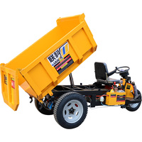 Mini-dumper sur chenilles LK200E / Mini-dumper de jardin / Mini-dumper à barre de poussée / Mini-dumper électrique