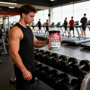 مسحوق وحلوى <span class=keywords><strong>BCAA</strong></span> مكمل غذائي - لنمو العضلات وإدارة الطاقة بسعر الجملة للبالغين، غير مخصص للنساء الحوامل - Product Image 3