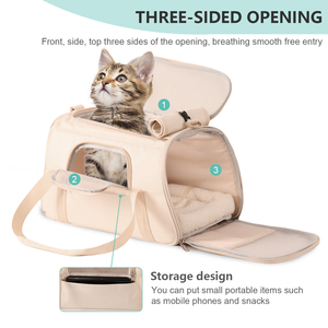 Sac de voyage pour animaux de compagnie, sac pour chat durable, cages pliables pour animaux de compagnie, sac de transport pour chat pour les voyages - Product Image 5