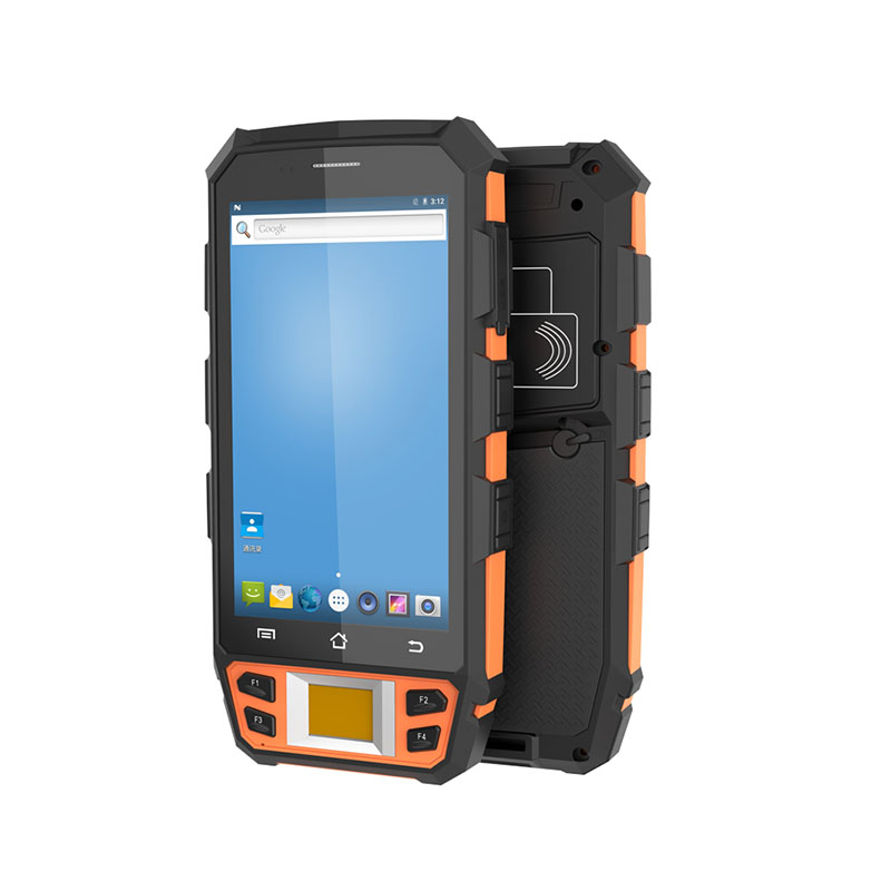 Портативный терминал 2d сканер rfid android 7,0 Прочный uhf rfid считыватель с отпечатком пальца