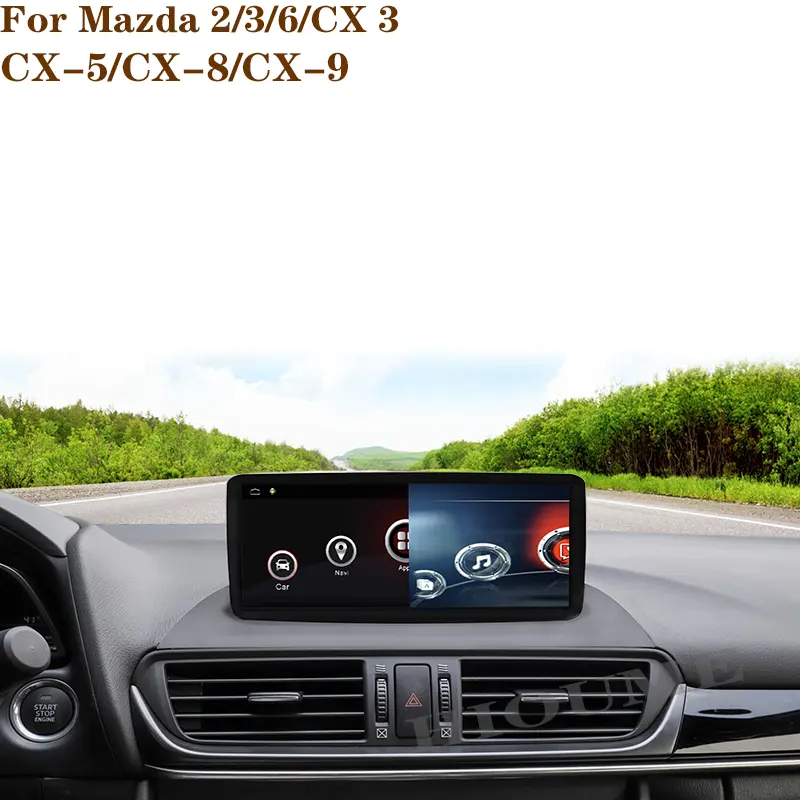 10.25" Android 10 Car Multimedia Player Radio GPS Navigation for Mazda CX-5/Mazda 2/Mazda 3/Mazda 6/Mazda CX-9