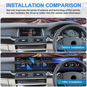 Navihua pour BMW Série 5 F10 2011-2017 - Mise à niveau de la voiture - Écran incurvé 32'' - Autoradio Android - Multimédia - Carplay - Compteur numérique - Product Image 2