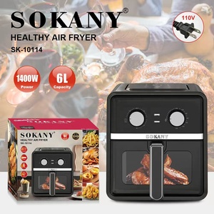 Freidora de <span class=keywords><strong>Aire</strong></span> Eléctrica Sokany 10114, la Mejor en Ventas, <span class=keywords><strong>Olla</strong></span> Antiadherente, Función Digital de Protección Contra Sobrecalentamiento - Product Image 4