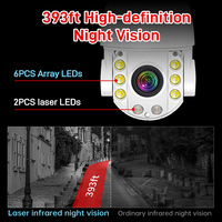 Cámara Wistino HD 8MP Icsee 4G con Zoom 50X, Seguimiento Humanoide, Visión Nocturna en Color, Cámara para Exteriores