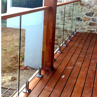 Prima Quadratischer Basis-Spigot aus Edelstahl für Glasbalustraden – Seitenmontage für Balkon, Terrasse und Spigot-Geländer