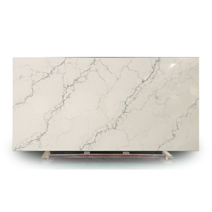 Dalle de quartz Calacatta de style moderne pierre artificielle de pureté 93% grande dalle pour salle de bain avec capacité de conception de modèle 3D - Product Image 1