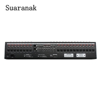 MQ-242 Professionnel Studio Mélangeur Audio 24 Canal DJ Contrôleur Audio Interface interrupteur Indépendant avec 48V Alimentation Fantôme USB