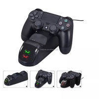 TP4-889 Pour PS4/PS4 Mince/PS4 Pro Gamepad Chargeur Rapide Station De Recharge Avec Indicateur LED Écran Pour PS4 Support De Charge