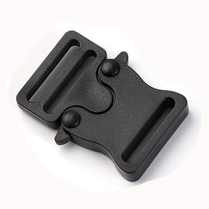 Side Release Buckle 20mm Black Plastic For Bags And Luggage Wear Resistant Durable Adjustable <b>Webbing</b> Accessory - Product Image 3