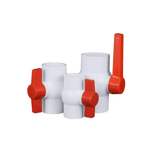 บอลวาล์ว Upvc ขนาด 1/2 นิ้ว เกลียว NPT สำหรับระบบน้ำประปาและท่อชลประทาน พร้อมด้ามจับสี่เหลี่ยม สำหรับใช้ภายในและภายนอกอาคาร - Product Image 2