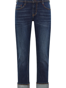 <b>Men's</b> Blue Straight Denim <b>Jeans</b> Washed Casual Mid Waist Pants <b>for</b> Autumn Wholesale Rate OEM <b>Cheap</b> price Breathable Customization - Product Image 3