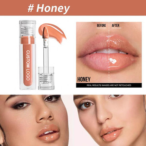 Biểu tượng tùy chỉnh rõ ràng làm mịn và làm mờ nếp nhăn dài mặc Hydrating sáng bóng không dính son bóng - Product Image 3