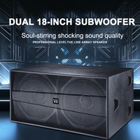 Sistema de Altavoces Line Array Profesional Dual de 12 Pulgadas, Conjunto Completo con Subwoofer, Amplificador, Mezclador y DSP para Conciertos, Escenarios e Iglesias