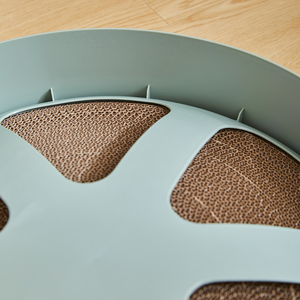 Grattoir à <span class=keywords><strong>chat</strong></span> rond en plastique écologique de marque Yanxu, vente en gros d'usine, lit grattoir pour <span class=keywords><strong>chat</strong></span> en <span class=keywords><strong>carton</strong></span> ondulé personnalisé - Product Image 6