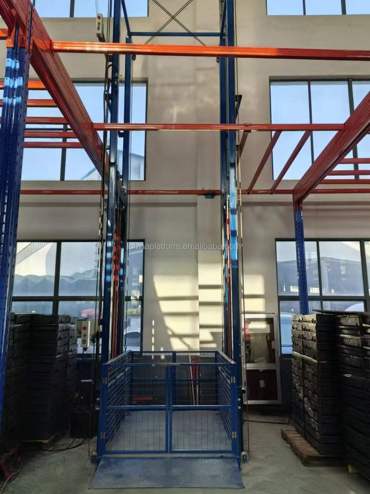 Guide Rail Cargo Lift Integrated Warehousing Logistics Hub Construction ...