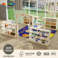 Ensemble d'exploration scientifique STEM moderne en bois écologique pour la maternelle, la garderie, la salle de classe, l'hôtel, le supermarché