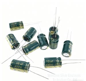 <span class=keywords><strong>Condensateur</strong></span> électrolytique traversant trou domestique <span class=keywords><strong>450V</strong></span>/10μF 10*17mm - Product Image 1