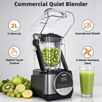 Mesin Blender Juicer Kedap Suara Multifungsi, Pengolah Makanan Bayi Basah dan Kering, Mixer, Penggiling, Blender Susu Kedelai