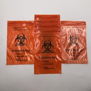 Los fabricantes de LDPE uso médico Ziplock PE biológico muestra de bolsa de la cremallera - Product Image 3