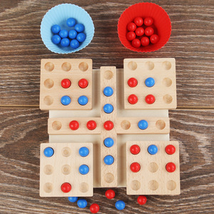 Làm Thế Nào Bán Bằng Gỗ <span class=keywords><strong>Fidget</strong></span> Vuông Đồ Chơi Lật Hội Đồng Quản Trị Cờ Vua Cầu Vồng Clip Bead Trận Chiến Trò Chơi Xoay Hàng Trẻ Em Câu Đố Cho Trẻ Em Quà Tặng - Product Image 5
