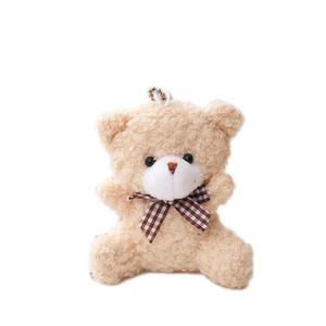 Mini poupée ours en peluche assise 8cm jouet en peluche douce cravate à carreaux fête d'anniversaire décoration de mariage cadeaux - Product Image 6