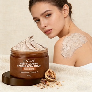 Wholesale <b>Walnut</b> <b>Shell</b> Cream Natural <b>Walnut</b> Powder Shea Butter Vitamin E Deep Cleaning Exfoliating Moisturizing Smooth Skin - Product Image 4