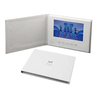 Nouvelle Tendance : Carte de Vœux Musicale Personnalisée en Papier Haute Résolution, Brochure Vidéo LCD en Gros, Livre Brodé Fait Main