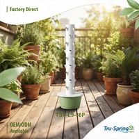 Système vertical hydroponique intelligent à 7 étages Tru-Spring, garantie 1 an, montage facile, plastique anti-UV, ferme et jardin