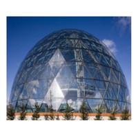 Verre Low-e en ligne clair 6mm verre trempé prix bâtiment verre dôme