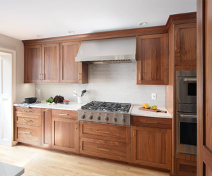 Venta al por mayor en forma de U de madera natural de inserción Shaker Armarios de <span class=keywords><strong>cocina</strong></span> Cajón de cola de Milano - Product Image 2