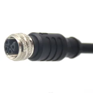 Westsam Shielded Springy Female L Code Plug L-code Aviation M12 Waterproof Connector