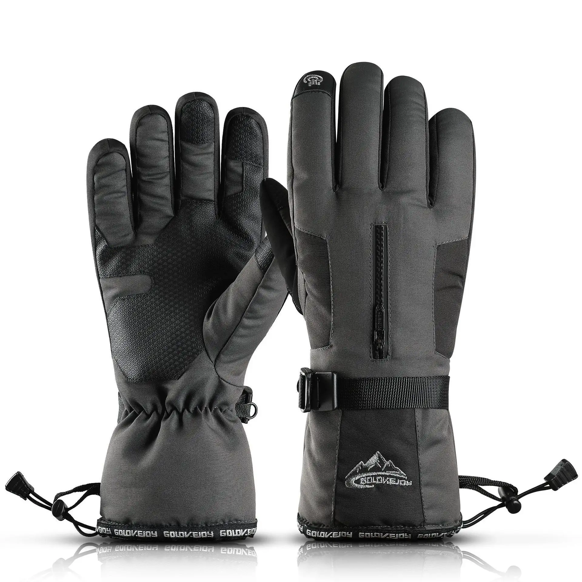 GOLOVEJOY новые уличные теплые гоночные перчатки водонепроницаемые лыжные перчатки для сенсорного экрана