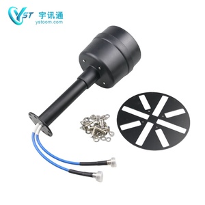 Antena Parabólica de 698-4200MHZ 4G 5G Mimo 2X30Dbi de Largo Alcance (10-15KM) de 60cm con Conector Tipo Horn Negro y Cable RG142 - Product Image 1