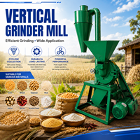 Machine à moudre le maïs verticale industrielle pour le broyage des céréales et la fabrication d'aliments