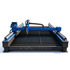 Gantry <b>CNC</b> Plasma <b>Cutter</b> With Controller For Carbon Steel Sheet Cutting 380V Servo Motor High Accuracy Automatic Operation - Product Image 1