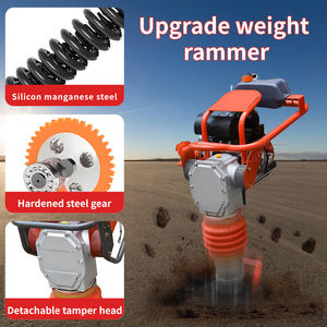 מהדק קרקע בנזין הונדה GX160 בעל 4 פעימות, 7.5 כוחות סוס ו-3.5 טון כוח דחיסה, לבניית כבישים - Product Image 2