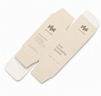 Boîte élégante en carton spécial 250 g/m² à assemblage pop-up, gaufrage et estampage à chaud texturé pour emballage de marque