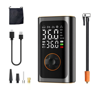 Pression précise affichage LCD gonfleur de pneu <span class=keywords><strong>compresseur</strong></span> d'air Portable 150PSI pompe à Air sans fil <span class=keywords><strong>pour</strong></span> voitures vélo moto pneus balle - Product Image 1