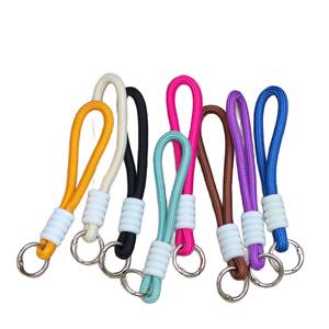 Dragonne de téléphone tressée couleur bonbon en maille polyester pour sac et gourde Hiver 2024 Origine Yiwu - Product Image 5