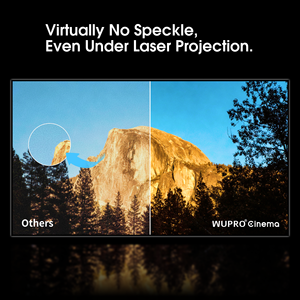 Écran de projection ALR 16:9 blanc mat <span class=keywords><strong>2023</strong></span>, neuf, pour 100-250 pouces, à longue portée, 4K UHD, gain amélioré, PVC souple, cadre fixe - Product Image 2