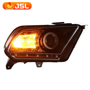 Convient pour <span class=keywords><strong>Ford</strong></span> 10-14 Ensemble de phare de cheval sauvage <span class=keywords><strong>Mustang</strong></span> Modification LED Daytime running lamp coulant eau clignotant - Product Image 3