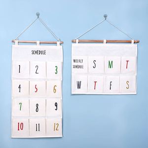 Nouvelle pochette de rangement murale pliable avec plusieurs poches, panneau de rangement mural - Product Image 6