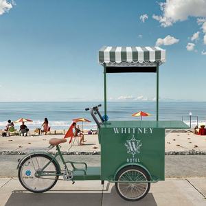 Triciclo de comida rápida Hotdog más popular, carrito de comida móvil, uso comercial, diseño ligero - Product Image 1