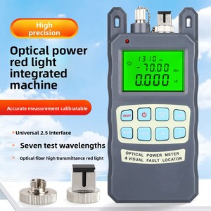 Tích hợp 1mW Đồng hồ đo quang nguồn ánh sáng đỏ 5km kiểm tra phân rã quang học phát hiện lỗi ánh sáng bút IP kết nối mạng - Product Image 5