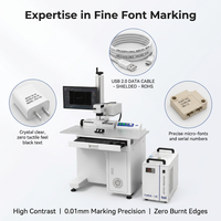 Machine de marquage laser UV 355 nm, système laser froid haute précision et haute vitesse pour verre, céramique, plastique
