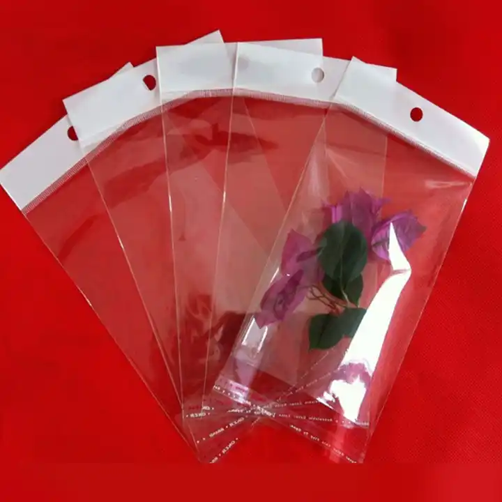 Transparent Packaging Jewelry Plastic Bags Accessory Jewelry Pouches Bag  100pcs