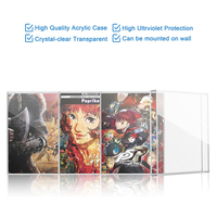 Vitrine SteelBook transparente personnalisée en acrylique support étui de protection en acrylique compatible pour PS3 PS4 PS5 Xbox one jeu SteelBook