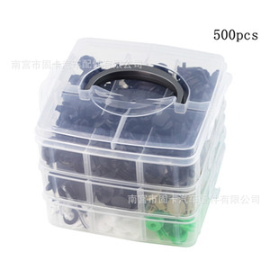 Own Brand Car Plastic Fasteners 18 Sizes Universal <b>Bumper</b> Trim <b>Clips</b> Rivets For Repair Replace - Product Image 3